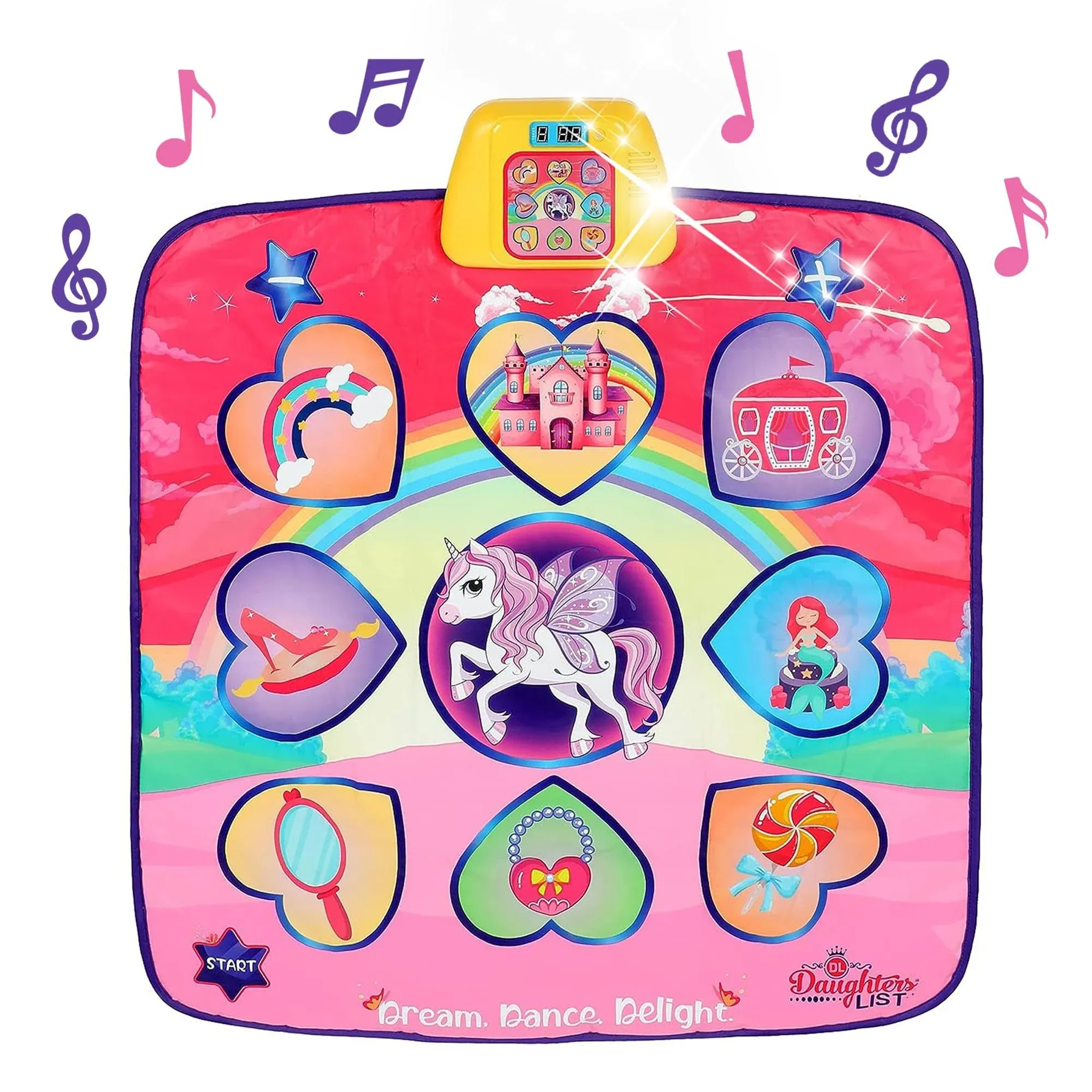 Unicorn Dance Mat | Bluetooth Mat | Kids Music Mat | Interactive Mat | Unicorn Music Mat |  Electronic Dance Mat |  Interactive Dance Mat