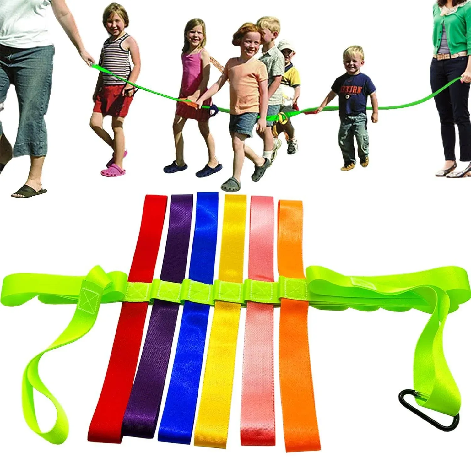 Childrens Walking Ropeswalking Rope with Colorful Handlessafety Dayc