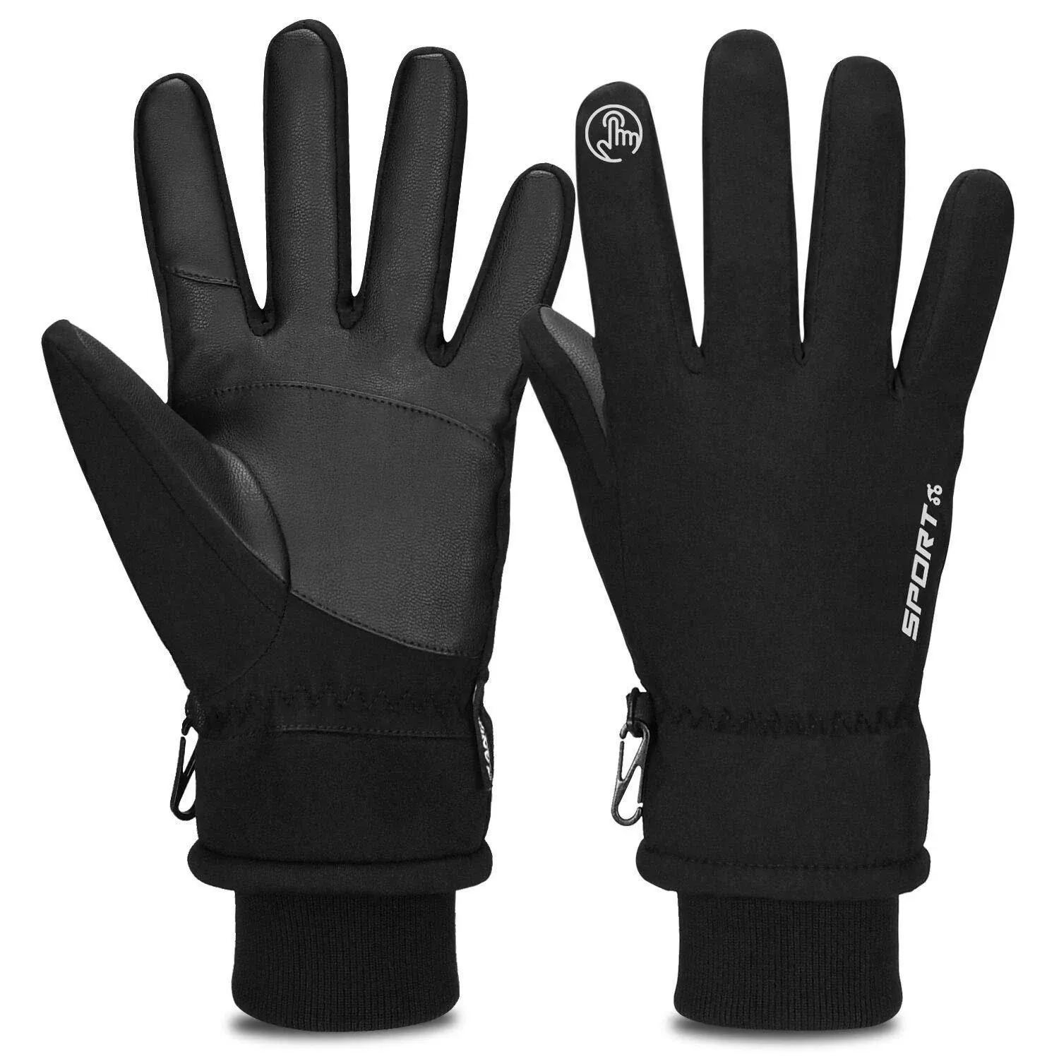 -30℉ Winter Gloves Warm Thermal Waterproof Men Women Touch Screen Windproof 