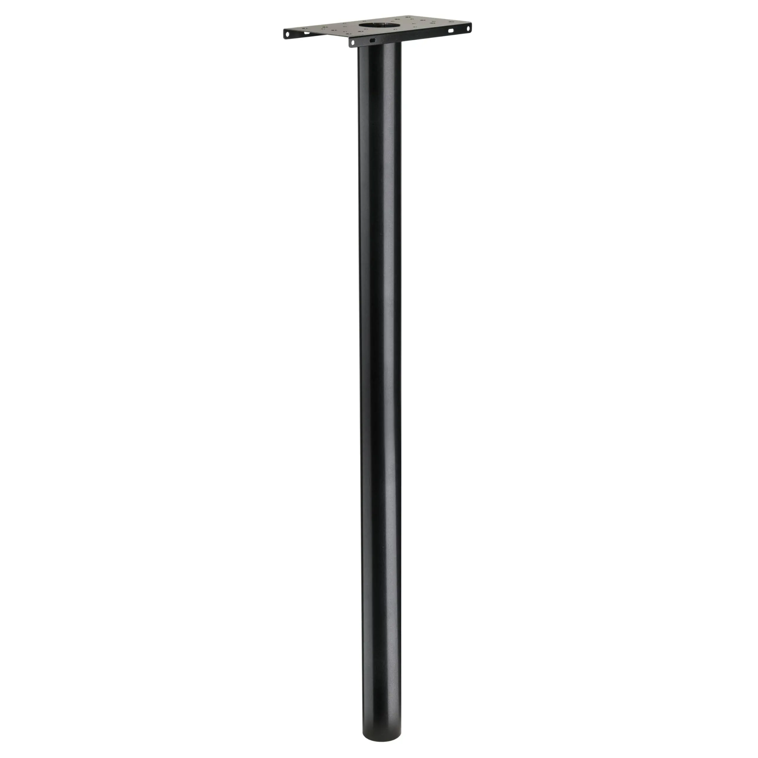 Pacifica In-Ground Steel Mailbox Post Black