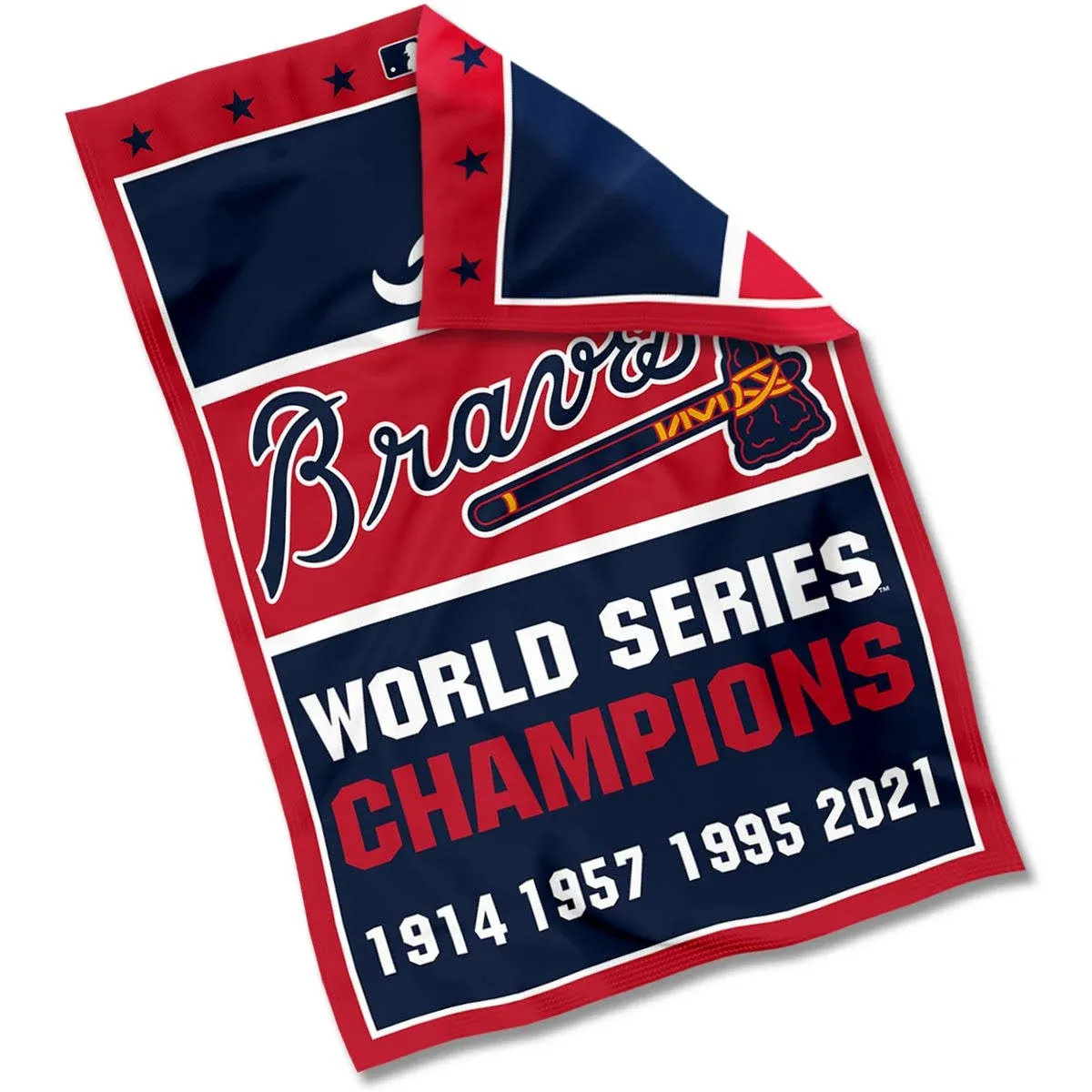 Atlanta Braves 4 Time Champions Garden Flag and Yard Banner