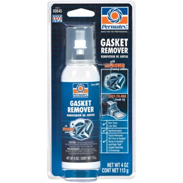 Permatex 80645-6PK Low VOC Gasket Remover, 4 oz. (Pack of 6)