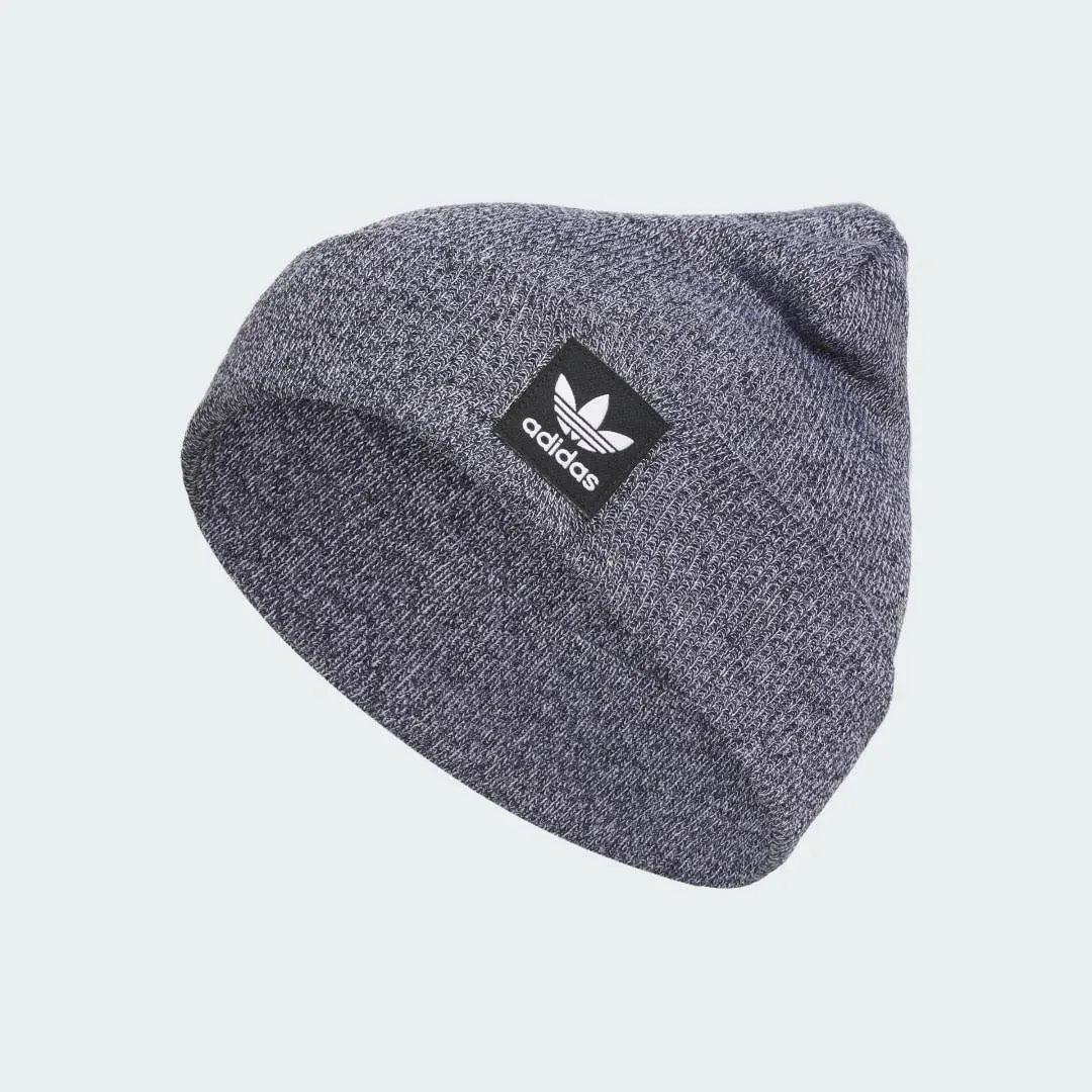 Adidas Original Unisex Grove Beanie Cuffed Knit Winter Hat - Heather Gray