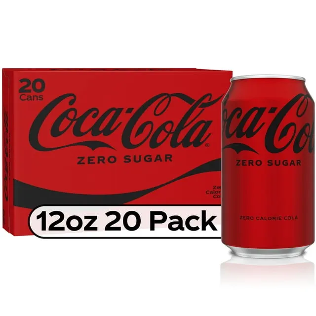 Coca-Cola Zero Sugar Coca Cola Zero Sugar 24 boîtes de 330 ml