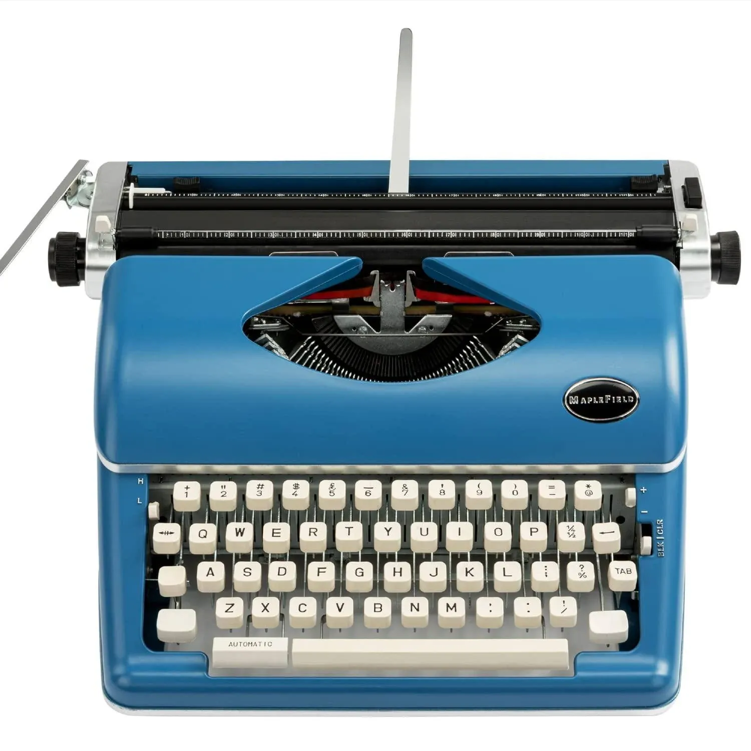 Blue Vintage Typewriter for A Nostalgic Flow - Manual Typewriter Portable Model