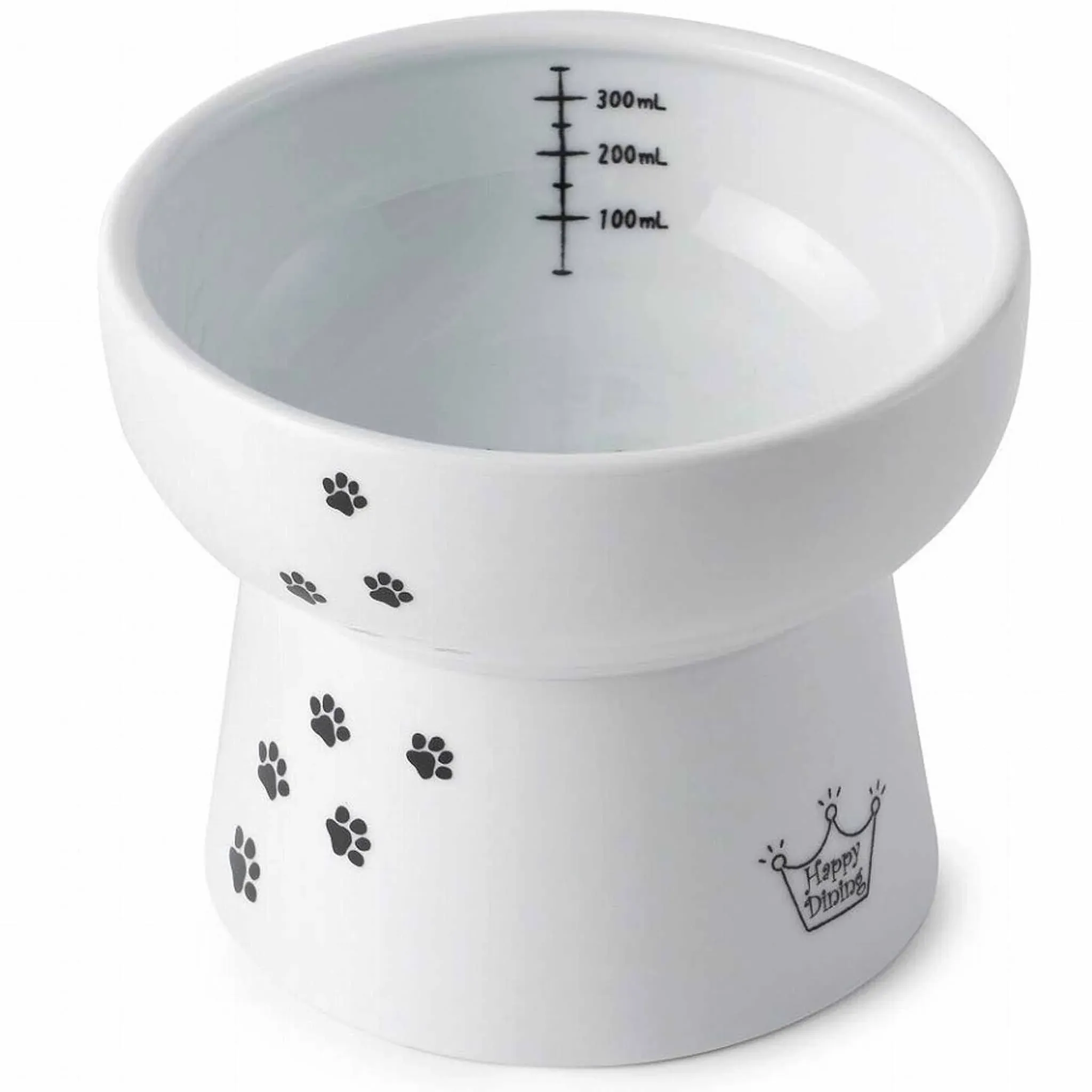 Necoichi Extra Tall Raised Cat Water Bowl (Cat)