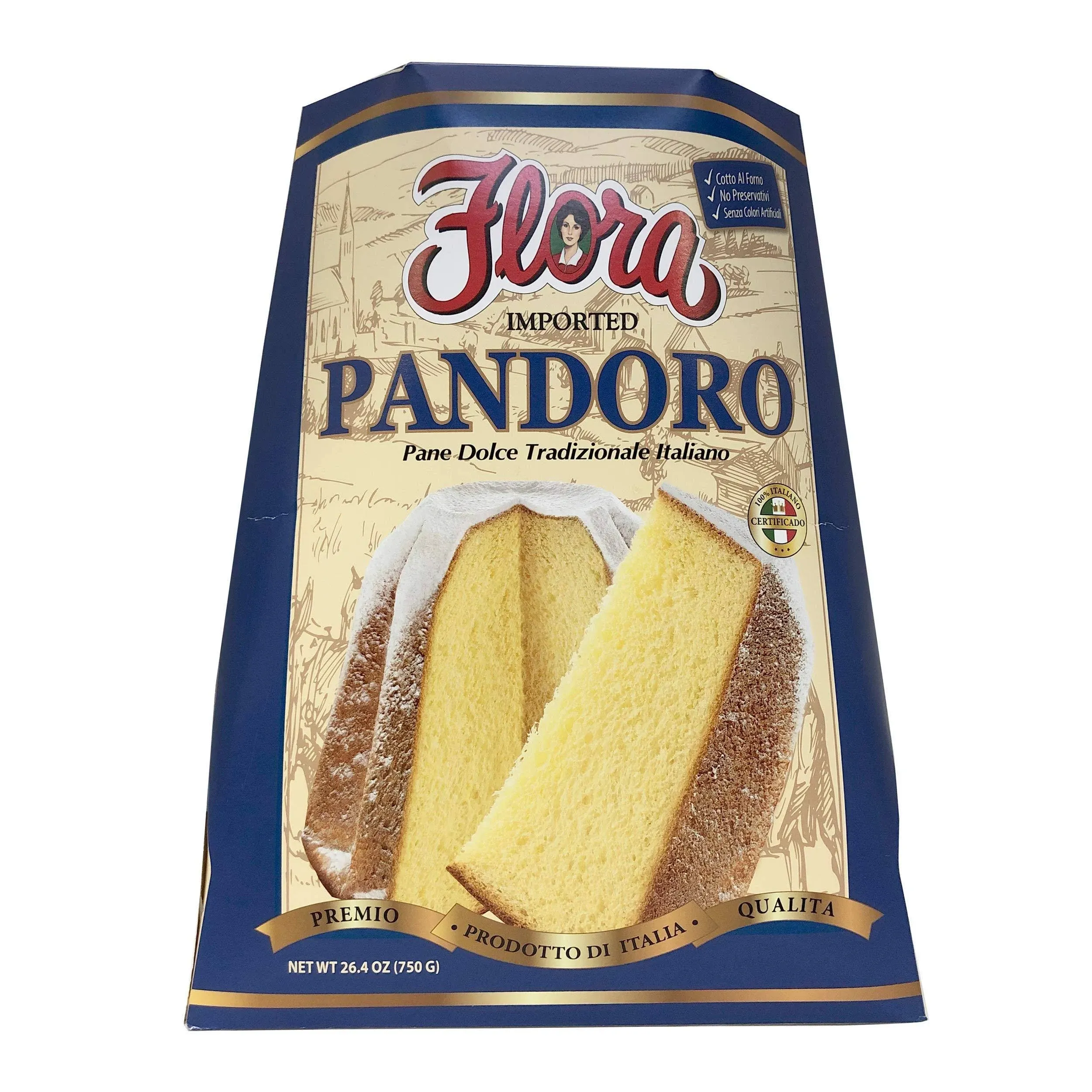 Flora Classic Pandoro Cake - 750 G