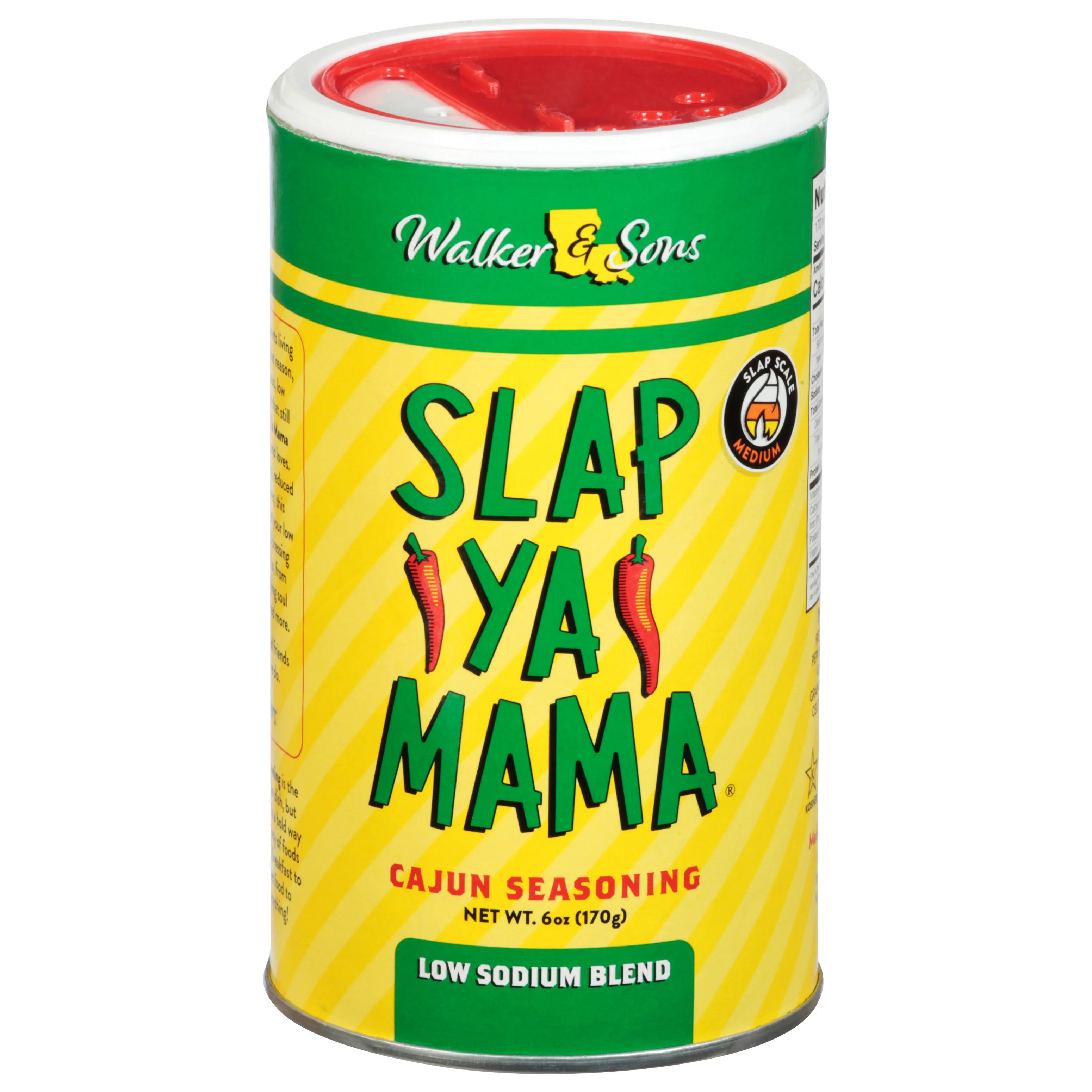 Slap Ya Mama - Low Sodium Cajun Seasoning - 6 oz. Three Cans