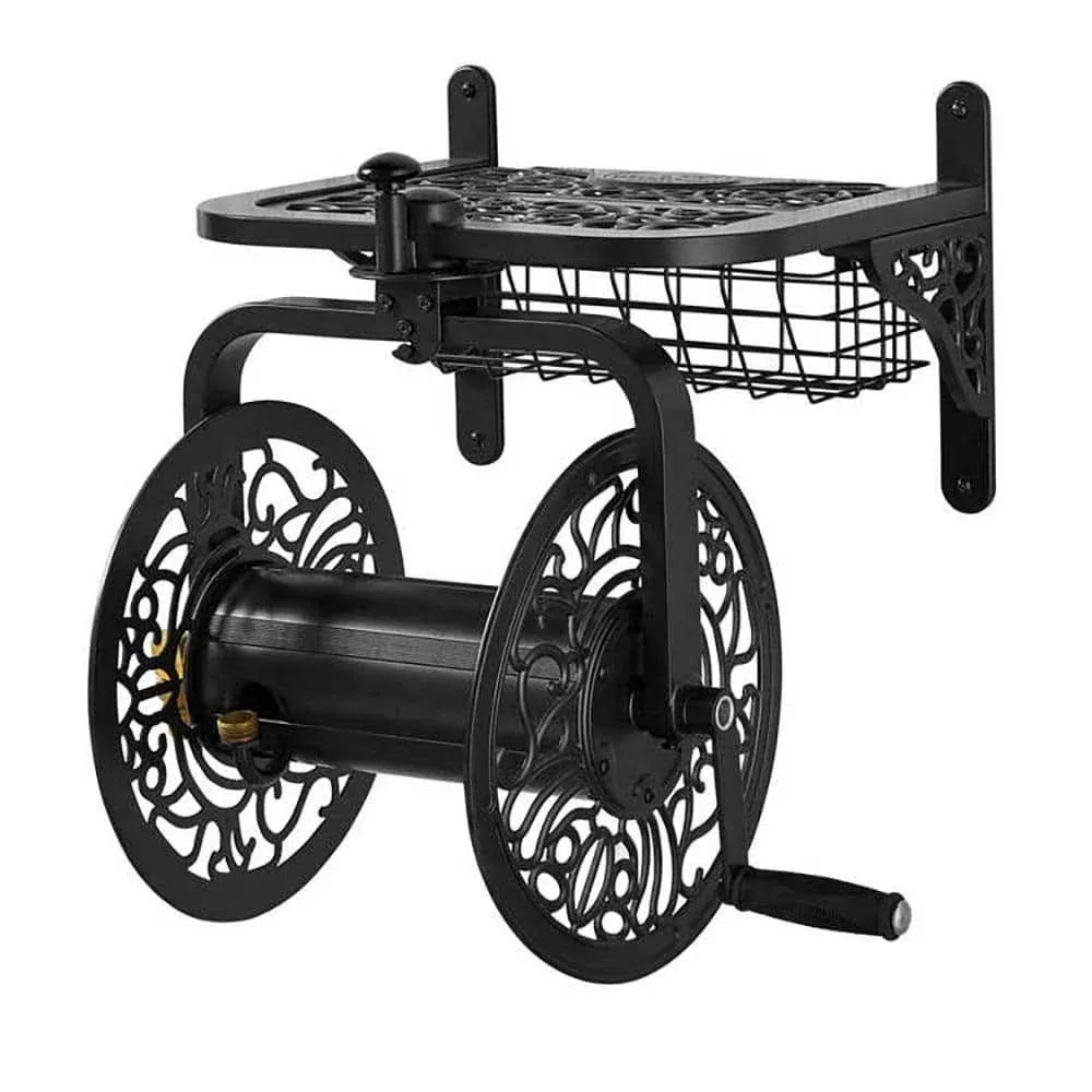 Liberty Garden Products 714-C Black Rotating Hose Reel Navigator