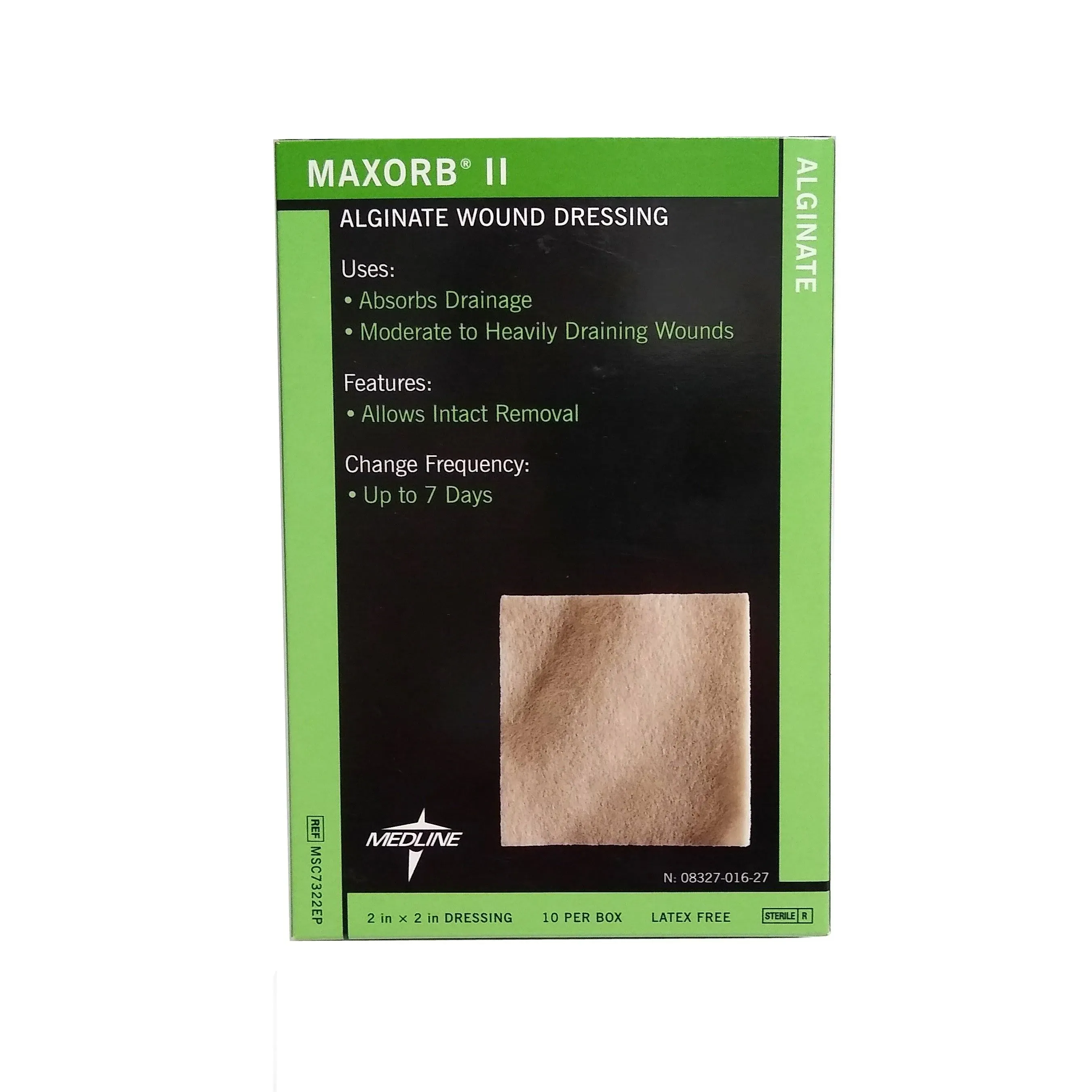 Maxorb II Alginate Dressings, 4" x 8" 5/Box