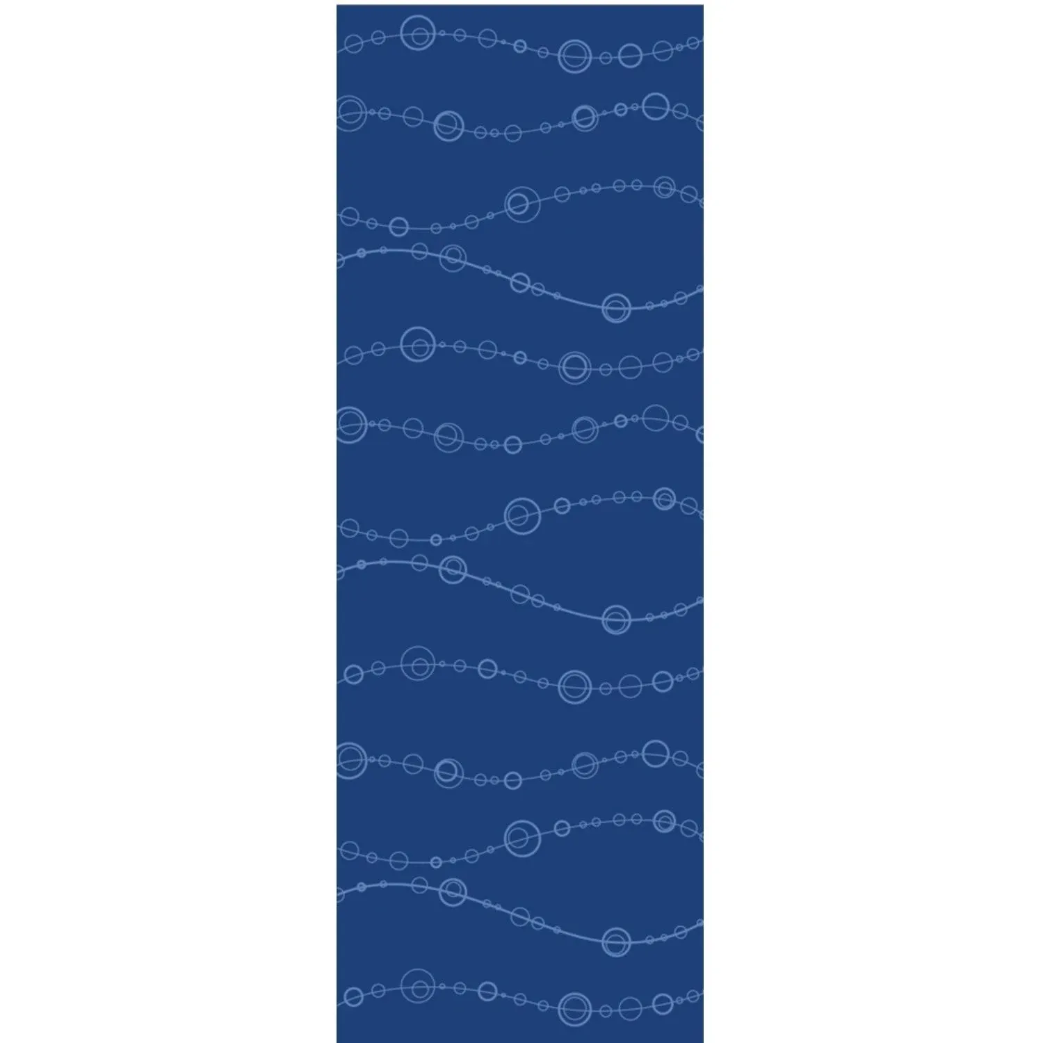 GoFit Printed Yoga Mat (Blue)