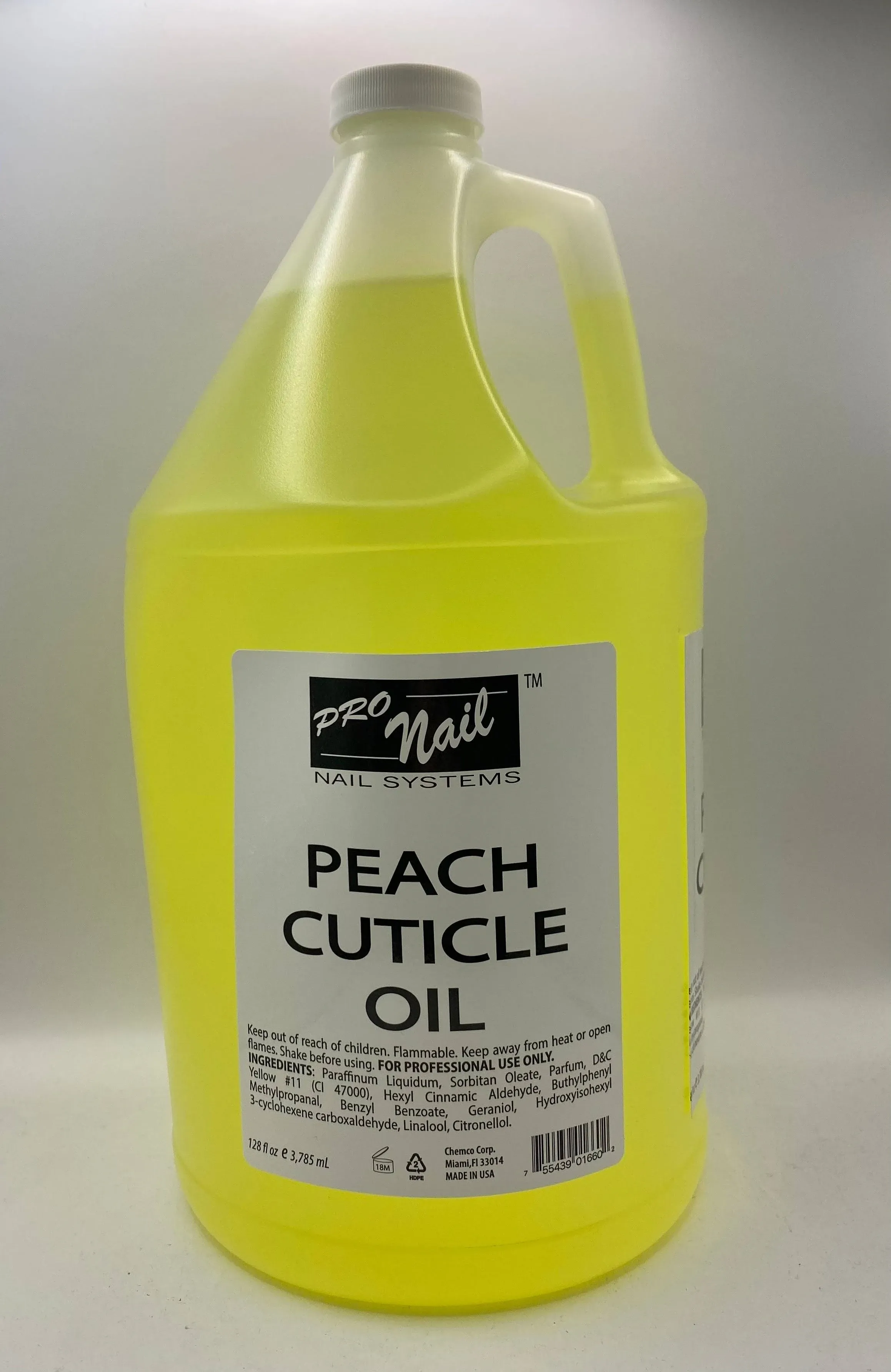 Pronail Cuticle Revitalizing Oil for Nails - Peach Gallon