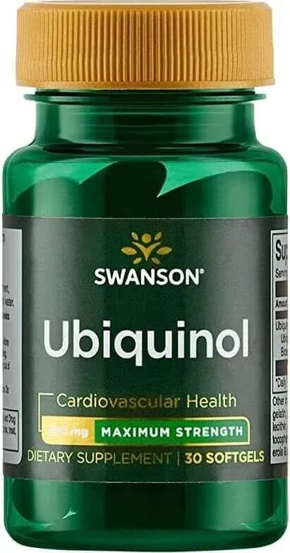 Swanson Ubiquinol - Maximum Strength 200 mg 30 Softgels