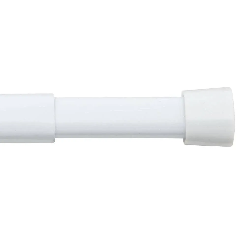 Bali Blinds Oval Spring Tension Rod, 22-36&#034;, White  