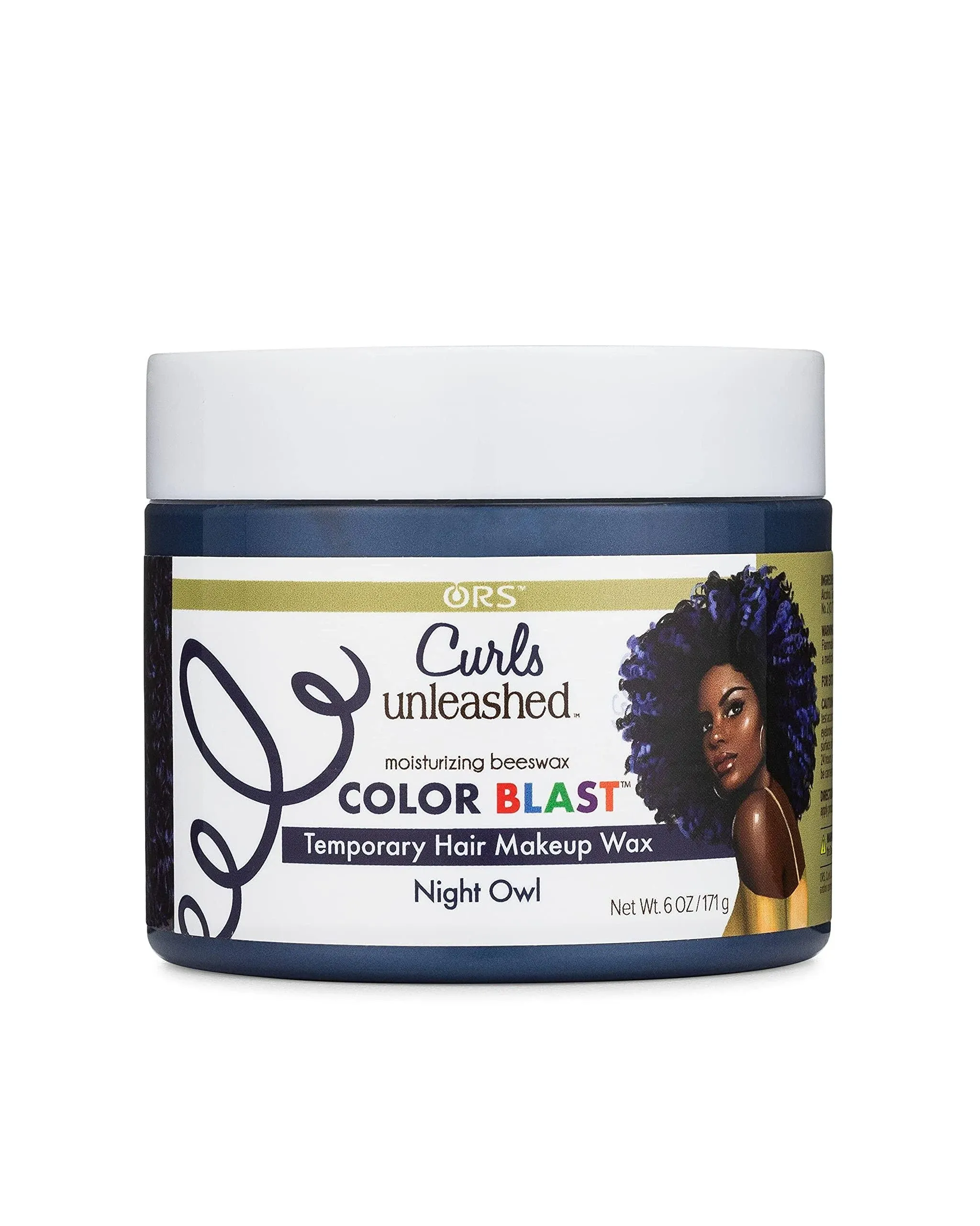 ORS Curls Unleashed Color Blast Temporary Color Wax, Infused with Beeswax & Castor Oil (6.0 oz)