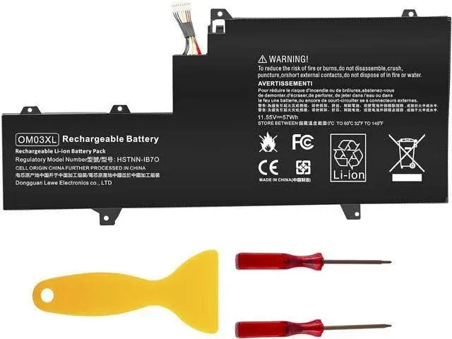 Futurebatt OM03XL HSTNN-IB7O 863167-171 Laptop Battery Compatible with HP ...