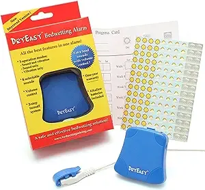 Bedwetting Alarm with Volume Control, 6 Selectable Sounds and Vibration