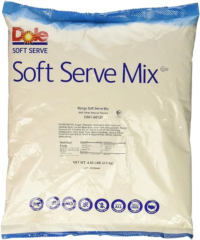 Dole Mango Soft Serve Mix, 4.5 Pound