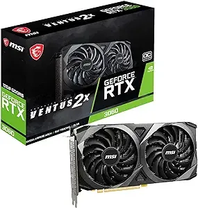 MSI GeForce RTX 3060 Ventus OC GDDR6 Card