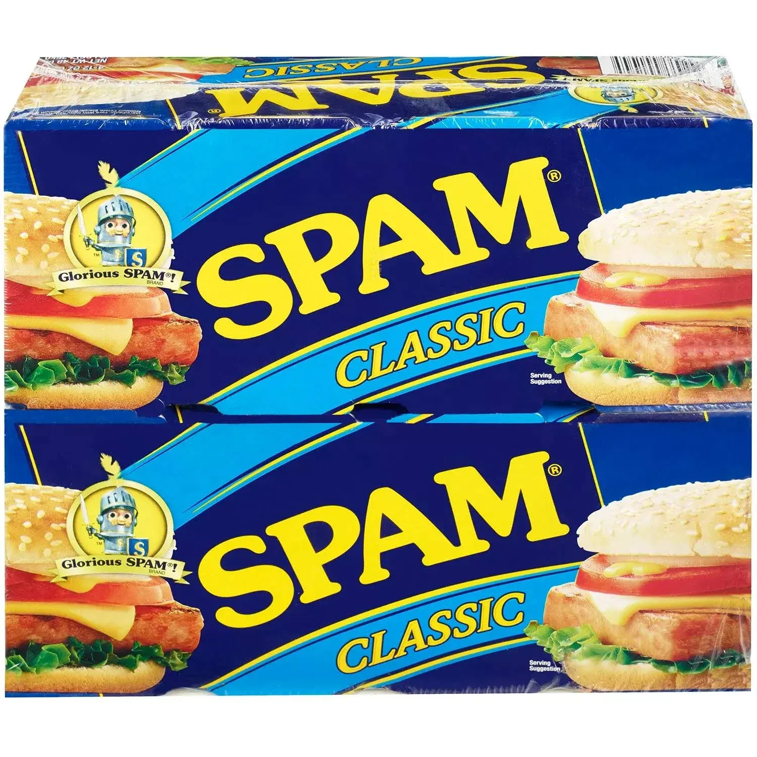 SPAM Classic, Twinpack, Canned Ham, Pork, Luncheon Meat, 12 Oz, Pack of 2 