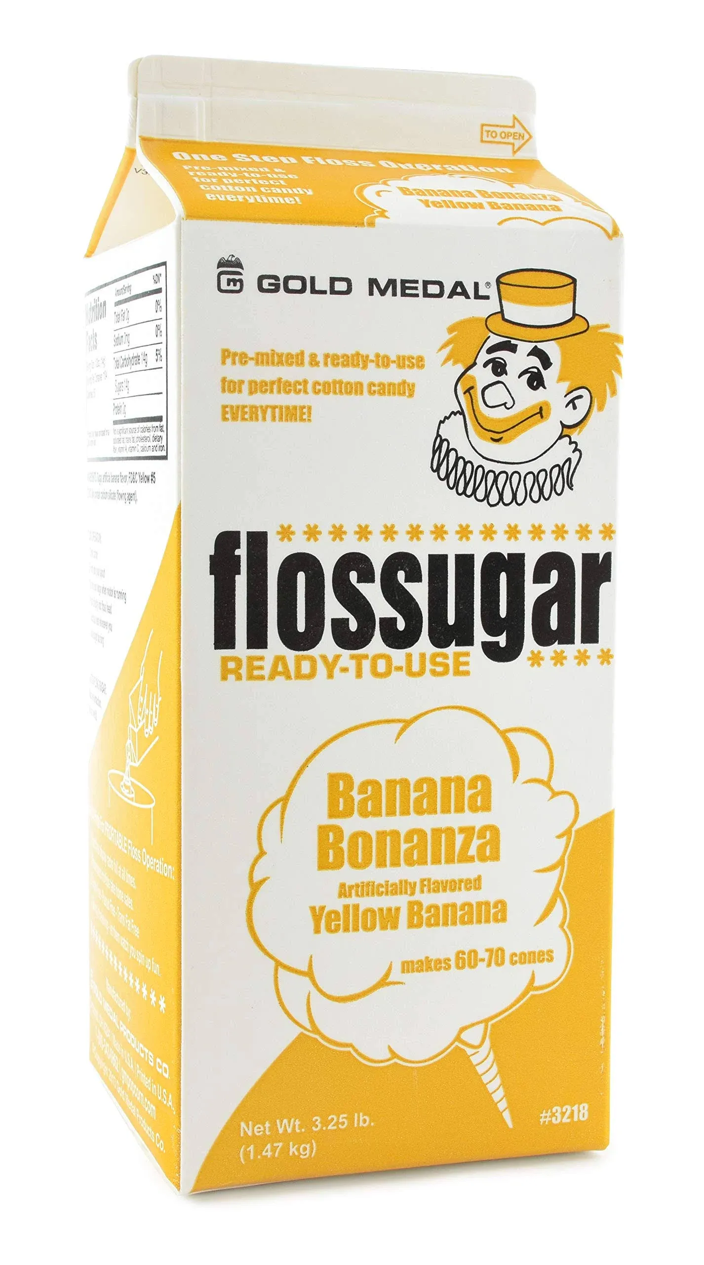 Gold Medal 3218 Banana Flossugar