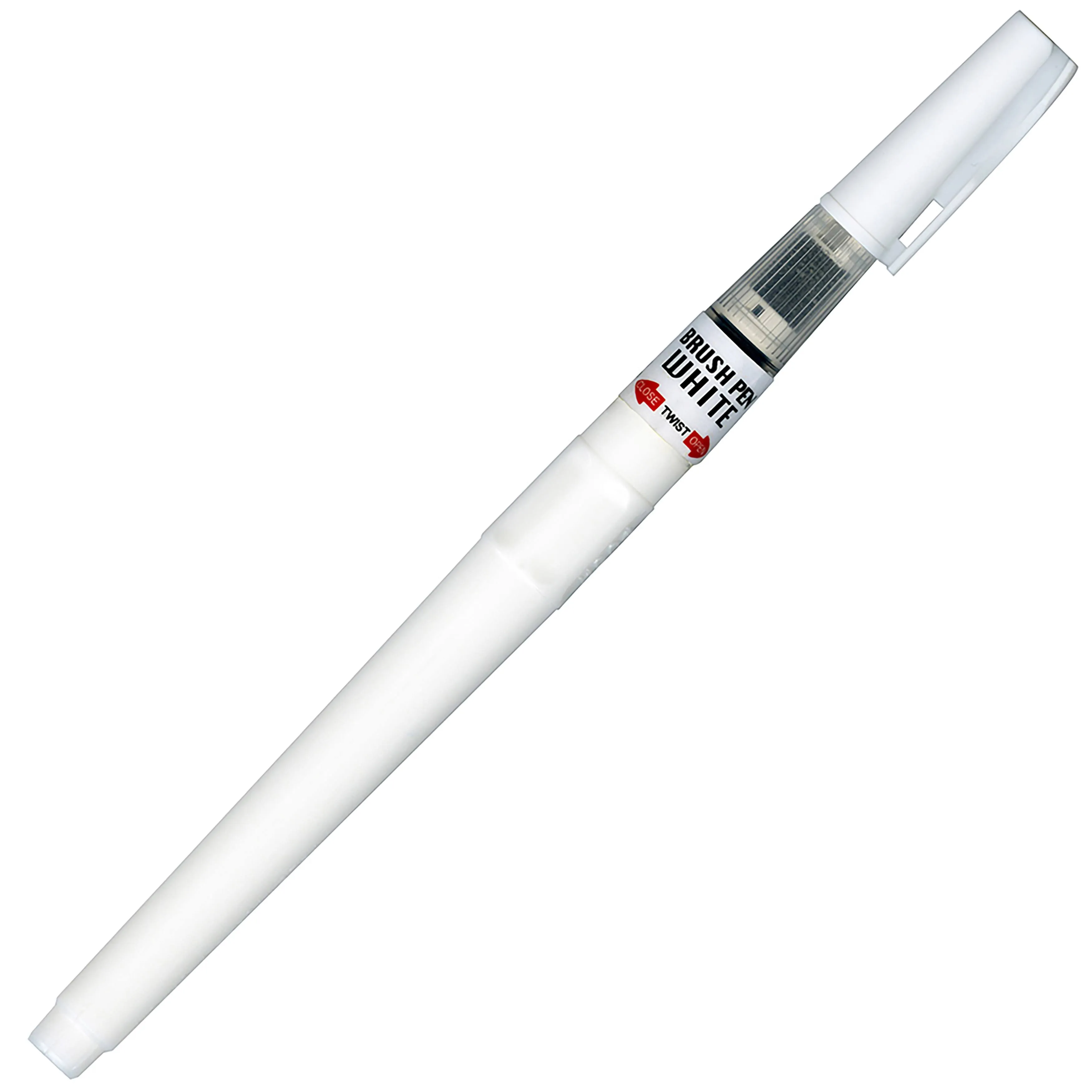 Kuretake Zig Cartoonist Brush Pen - White