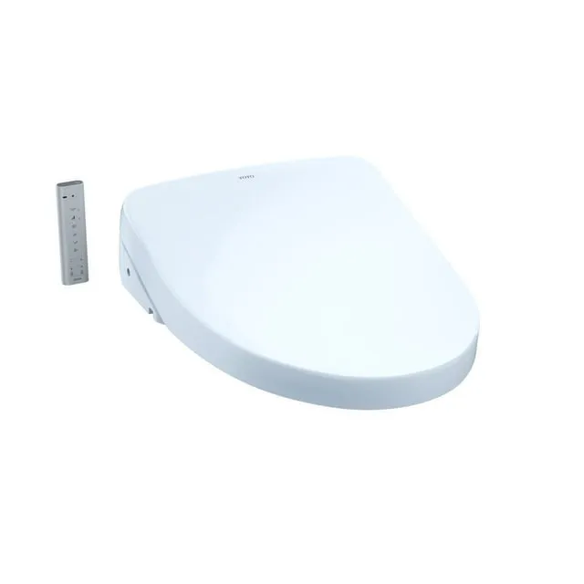 Toto SW3056#01 Washlet S550e Contemporary Elongated Bidet Toilet Seat with EWATER+ - Cotton White