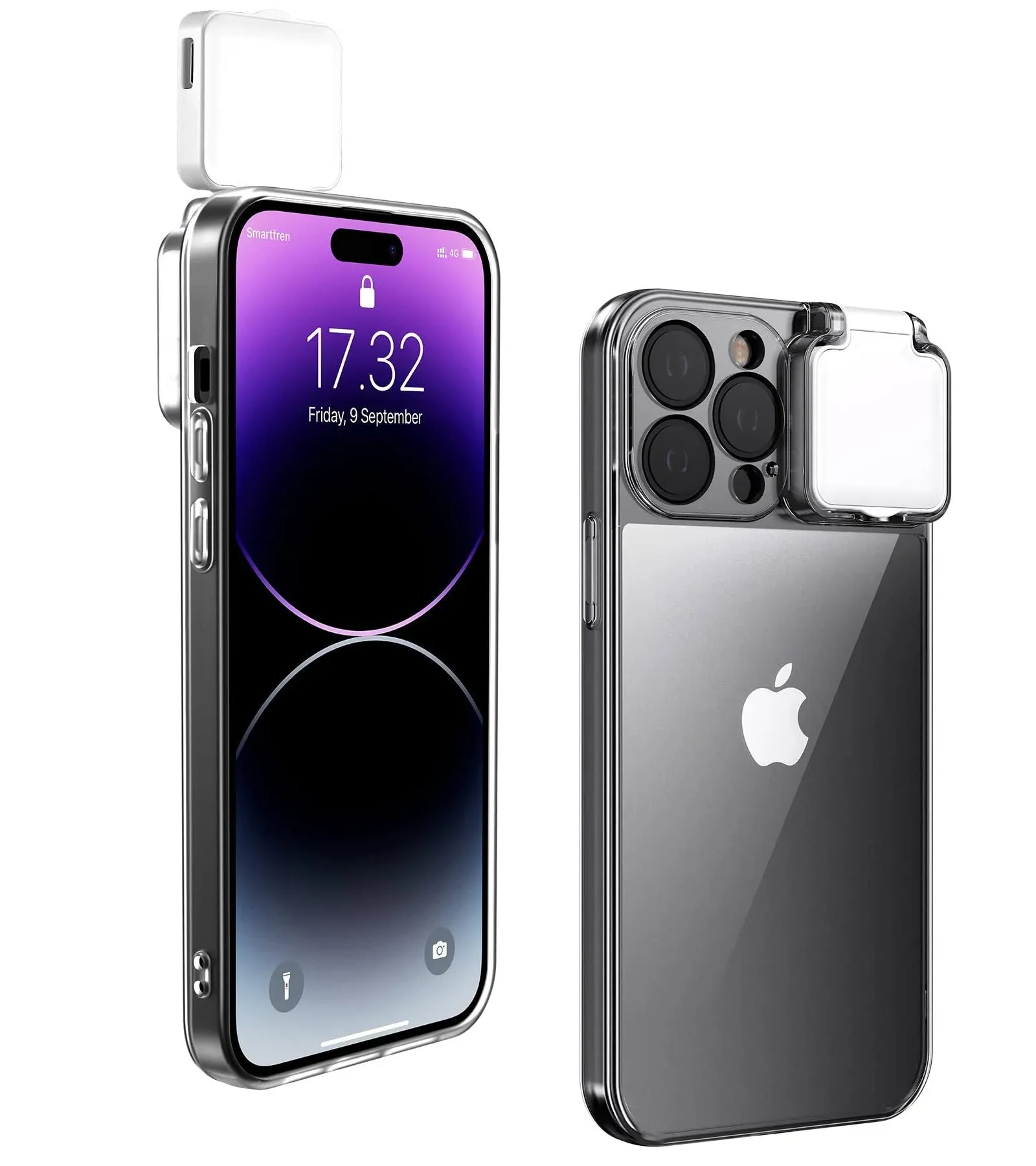 AJDSE iPhone 13 Pro Max Selfie Light Case