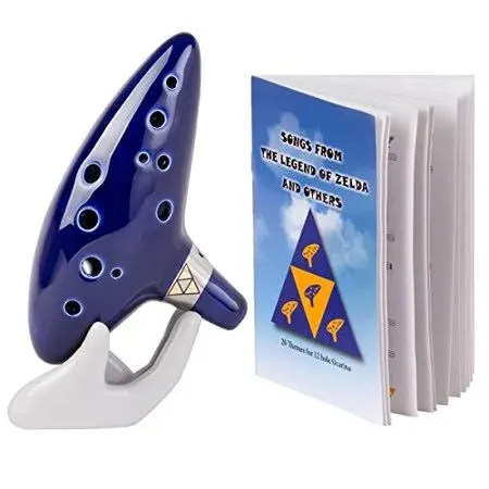 Deekec Zelda Ocarina 12 Hole Alto C with Song Book (Songs From the Legend of ...