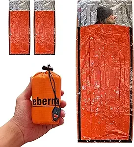 2 Pc Camping Thermal Sleeping Bag