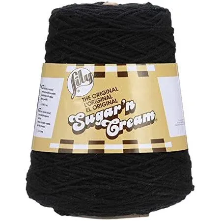 Sugar&#039;n Cream Cotton Cone Yarn, 14 oz, Faded Denim Ombre, 1 Cone