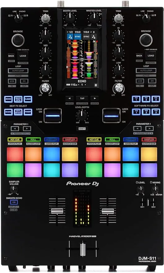 Pioneer DJ DJM-S11 2-Channel DJ Mixer