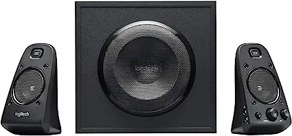 Logitech Z623 400 Watt Home Speaker System, 2.1 Speaker System - Black