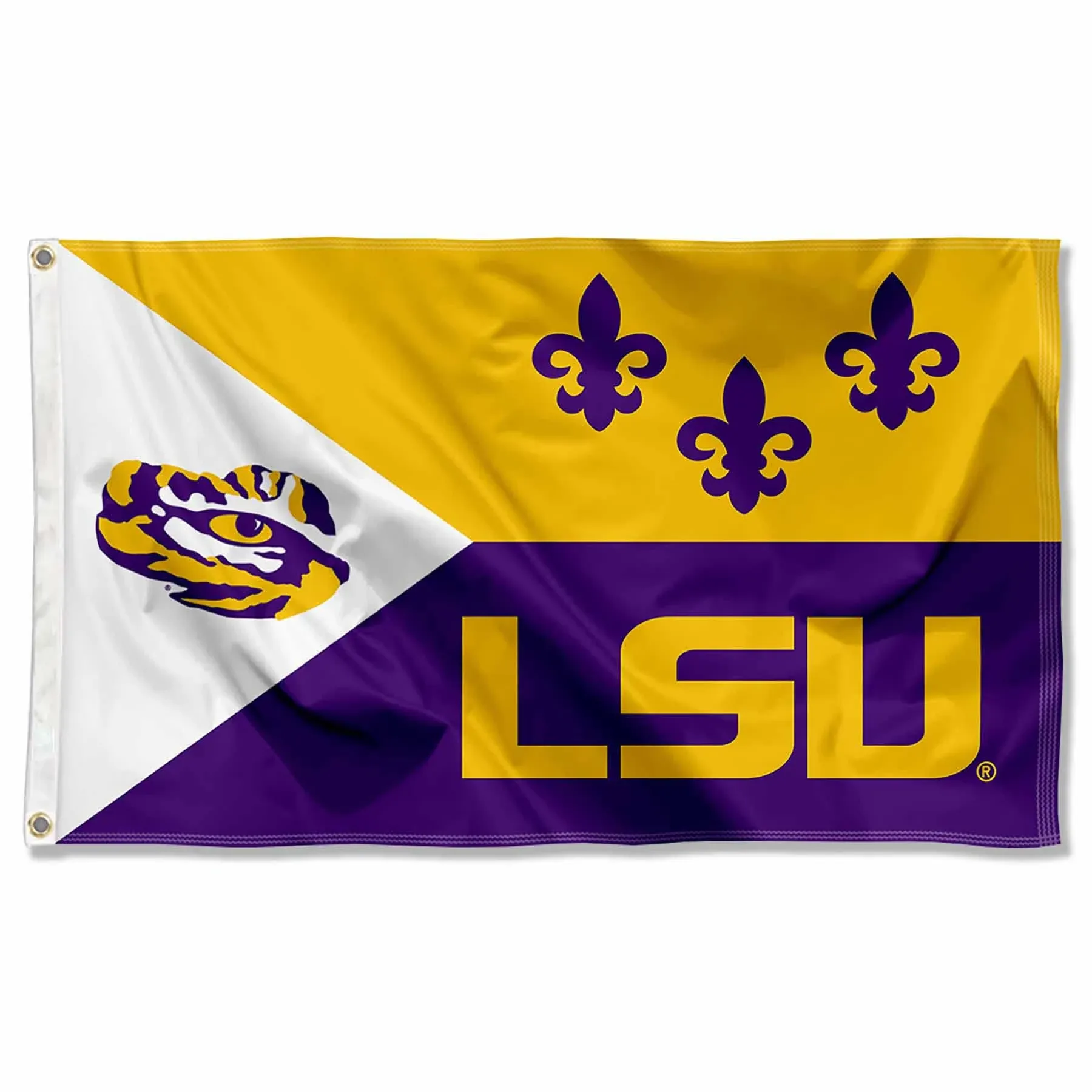 College Flags & Banners Co. Louisiana State LSU Tigers Acadian Flag