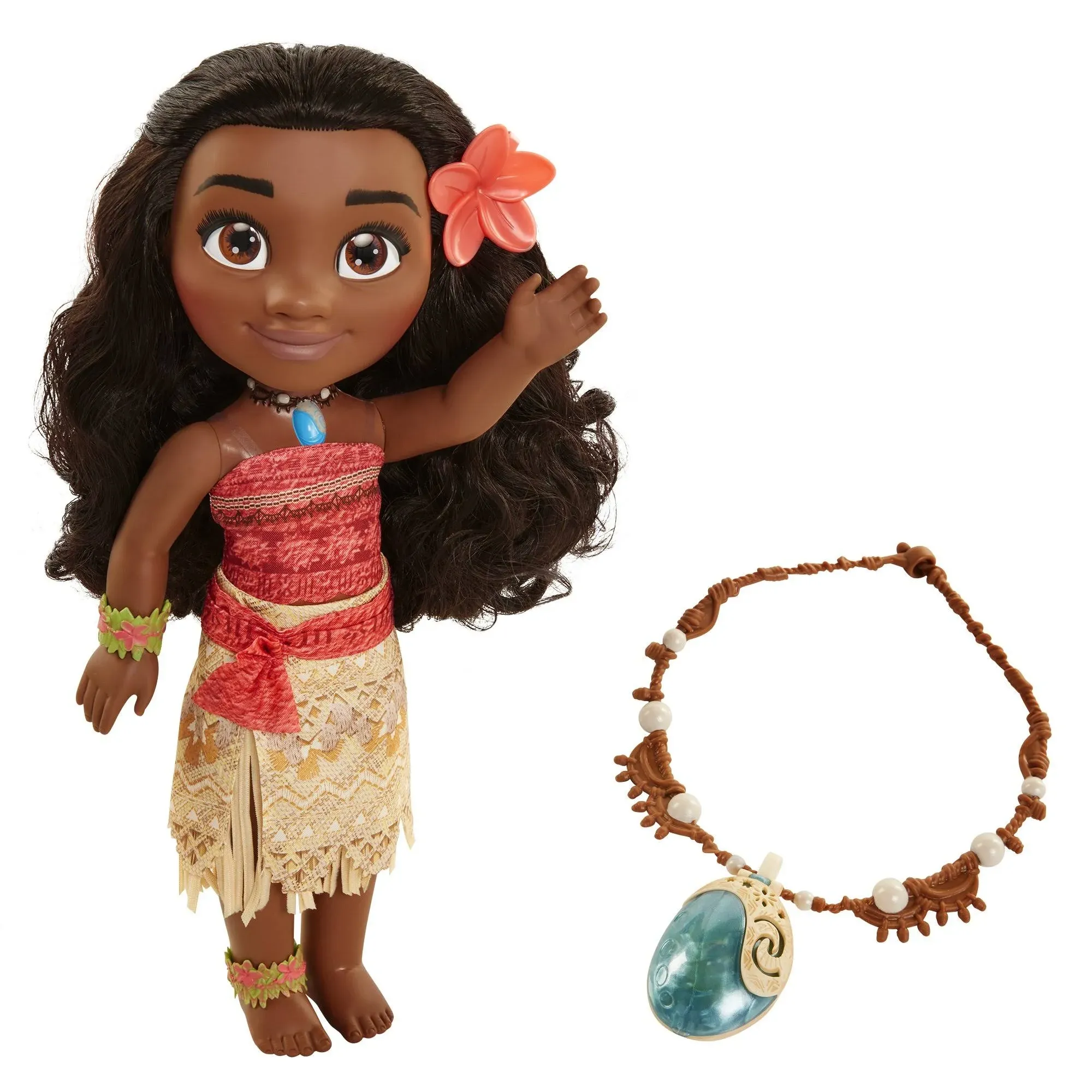 Moana Adventure with Magical Seashell Necklace Doll