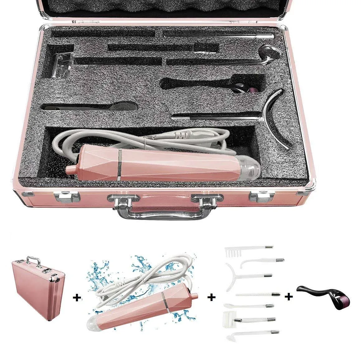 Lift Wand Professional High Frequency Machine Includes 7 Electrodes, Roller and