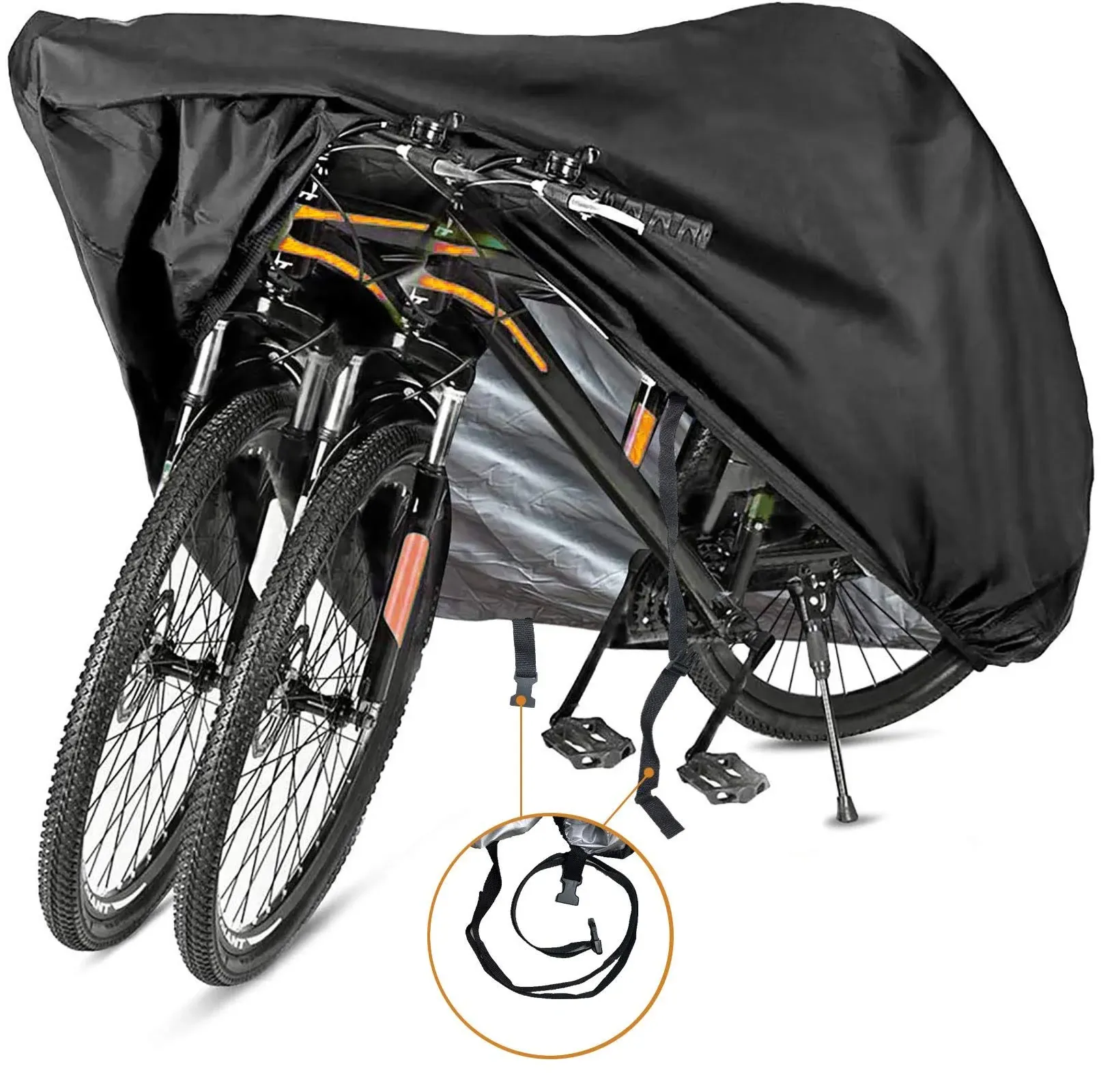 Szblnsm Bike Cover for 1, 2 or 3 Bikes - Outdoor Waterproof Bicycle Covers - 420D ...