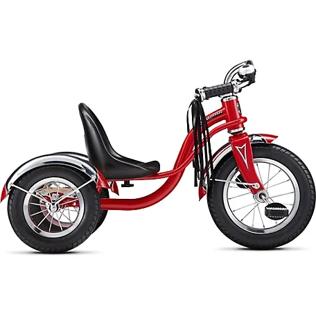 Schwinn 12&#034; Roadster Tricycle for Kids Red Uni Tricycle 12&#034; Rear