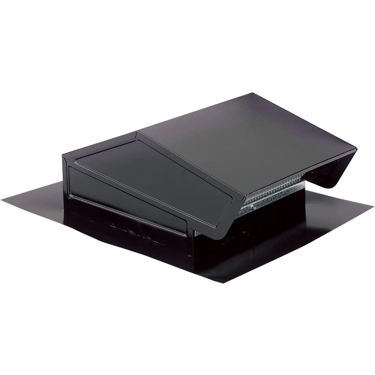 Roof Cap with Built-In Damper for 6 in. Round Duct in Black