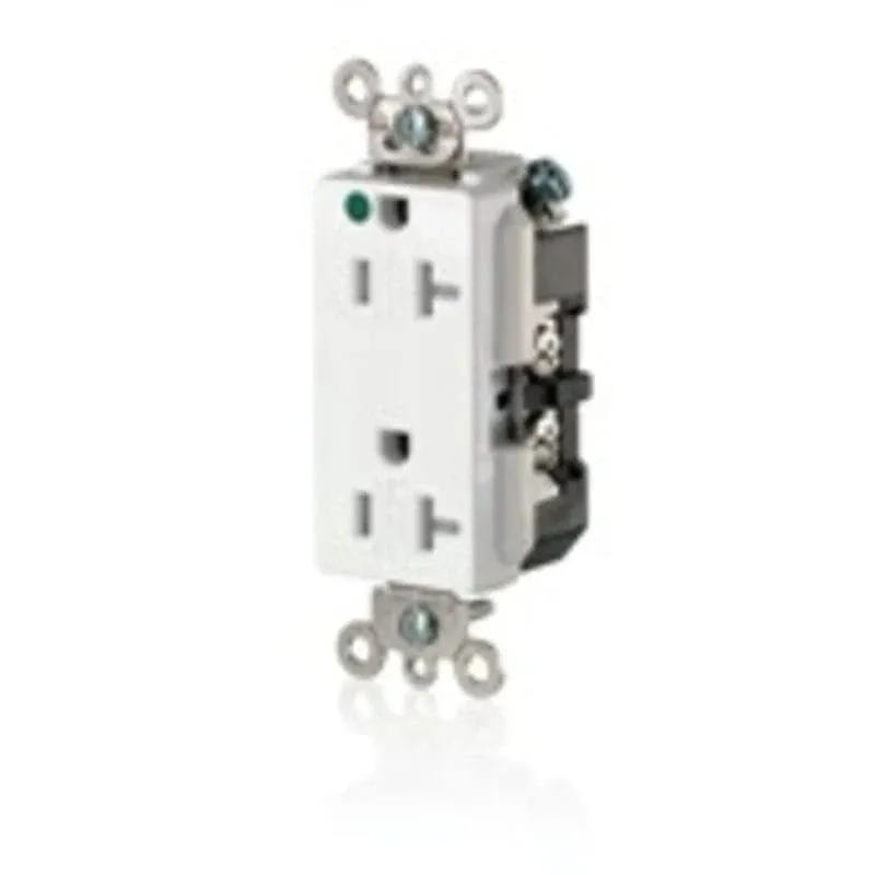 Electrical Receptacles 520R Dec Hg Recep Wht