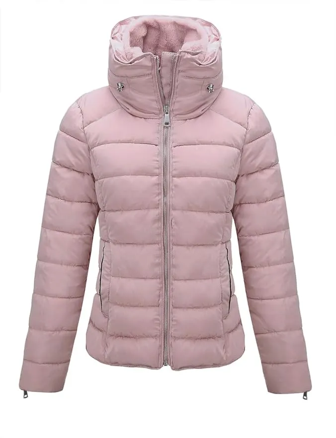 Bellivera Women&#039;s Quilted Lightweight Padding Jacket, Puffer Bubble Coat Cotton 