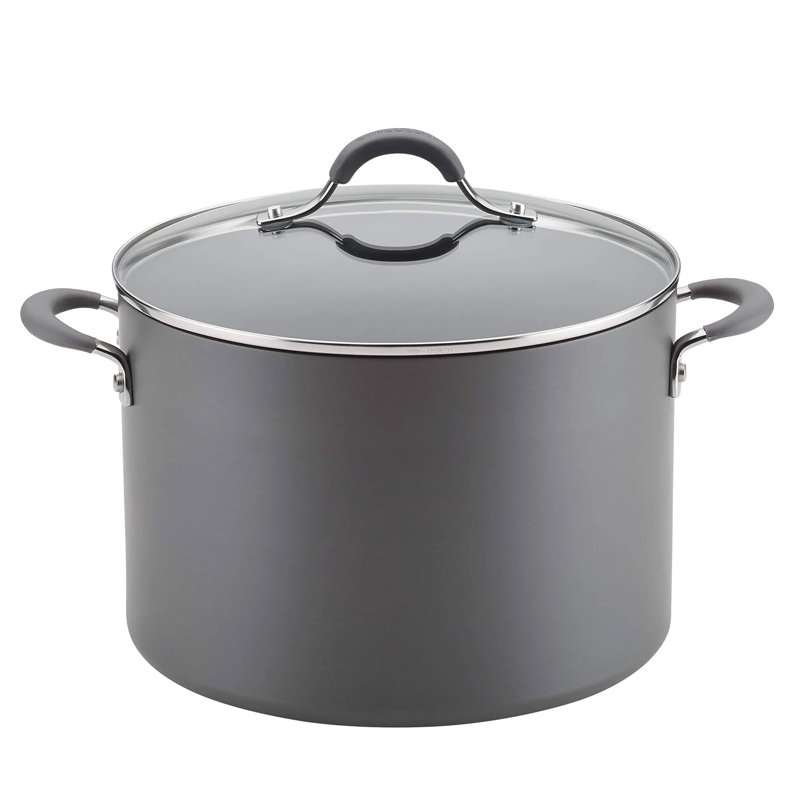 Circulon Radiance Hard-Anodized Nonstick Wide 10 qt Stockpot - Gray