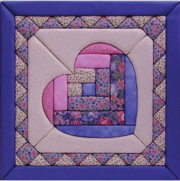 Quilt-Magic No Sew Wall Hanging Kit-Heart QM220