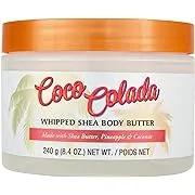 T H Tree Hut Shea Sugar Body Butter, Coco Colada, z pojedynczymi, niezawierającymi substancji zapachowych do demakijażu, chusteczkami do czyszczenia