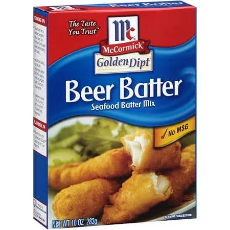 McCormick Golden Dipt Beer Seafood Batter Mix