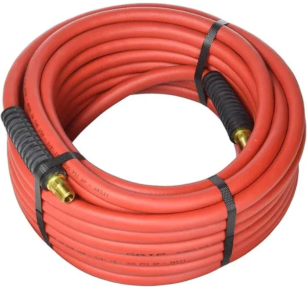 Grip 50' x 3/8" Hybrid Rubber Air Compressor Hose