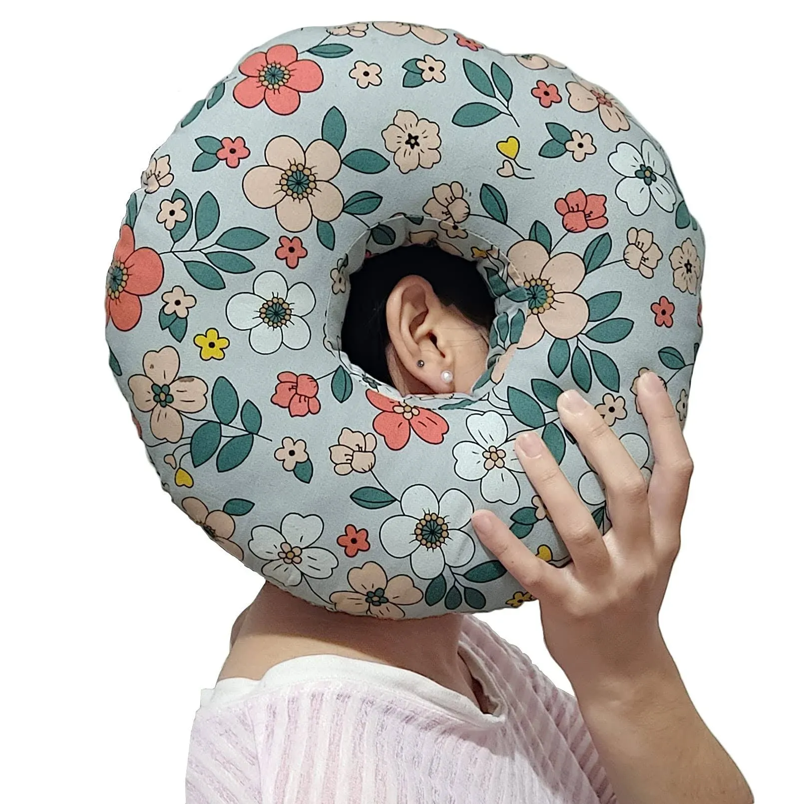  Piercing Pillow for Side Sleepers, Ear Pillows with Ear Hole for Ear Pain, 