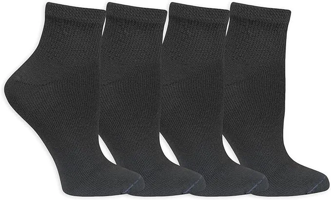 Dr. Scholl's Women's Diabetes & Circulator Socks-4 & 6 Pair Packs-Non-Binding Moisture Management