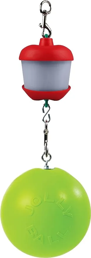 Horsemen's Pride Combo Horse Stall Toy: Apple Scented Jolly Ball and Apple Flavored Snack Holder (SS203)