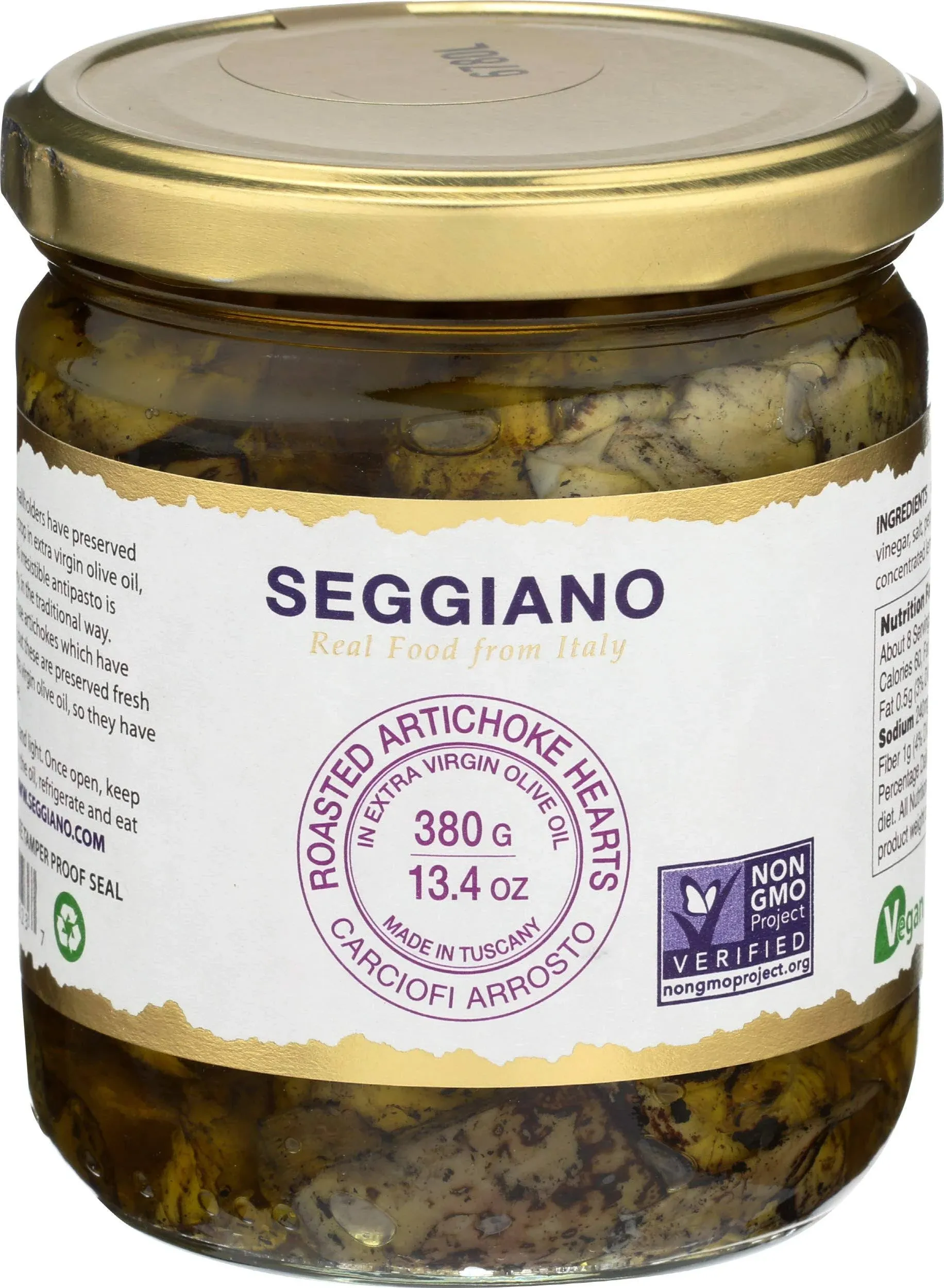 Seggiano Roasted Artichoke Hearts (13.4 oz)